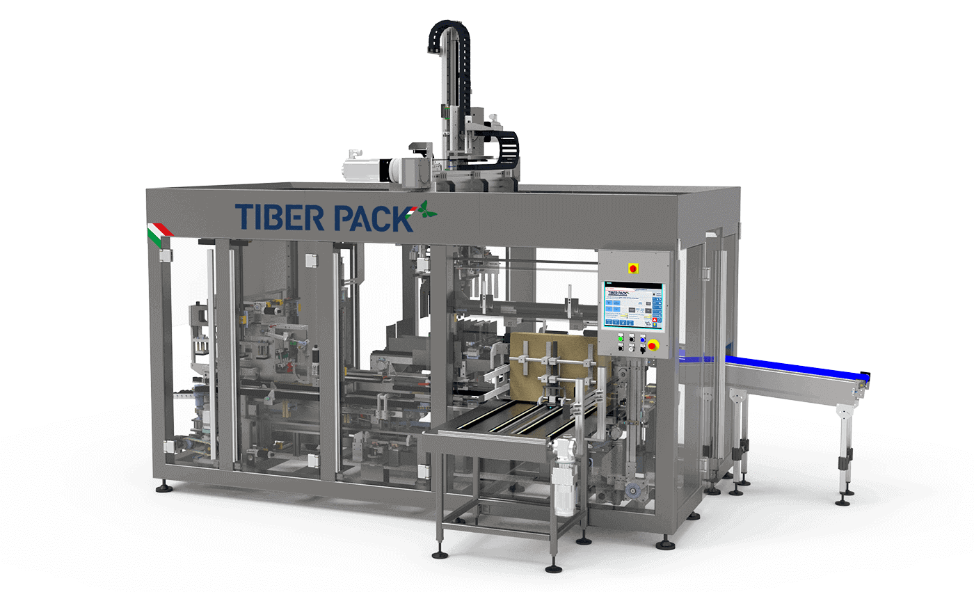 Tiber Pack Top Loading Case Packer – Pick & Place